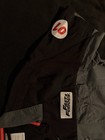 Fast Furious Men   s L Gray black Mechanic Button-up Work Shirt Cotton Twill