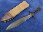 Original Us Mod1917 Military Bolo Knife And Scabbard Made By Brauer Bros In1918