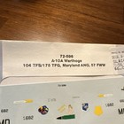 Superscale Decals 720596 1 72 Scale A-10a Warthog 104 Tfs 175tfg  Maryland Ang  