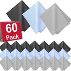 60-pack Microfiber Cleaning Cloths For Glasses  6x7 Inch Premium Lens Cleaning C