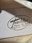 Touchups White Satin Ballet Bridal Wedding Flats Size 9 Made In Usa