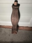 Architectural Wooden Salvage Post Column Serrated Ornate Decorative Diy
