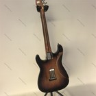 No Logo Solid Electric Guitar Stainless Rounded Fret Edge Vintage Brown Stock