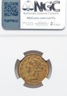 Nice 1849 California Gold Token  Ngc Ms62  Kagin-1  Brass  22 Mm  