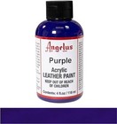 Angelus Brand Acrylic Leather Paint Shoes purse snickers Waterproof  Purple  4oz