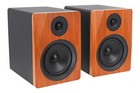  2  Rockville Apm5c 5 25  250w Powered Usb Studio Monitor Speakers wood Stands