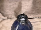 Vintage 8    Porcelain Deep Cone Pendant Industrial Blue Lamp Light