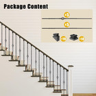 Wrought Iron Balusters  10 Pack Metal Deck Spindles  1 2  Deck Balusters Hollow