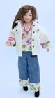 Dollhouse Miniature Pose-able Modern  Porcelain Lady Doll  1  12 Scale  only 
