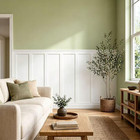 189 X 54 Inch Mdf Premade Board And Batten Paintable Wainscoting Kit   Wainscott