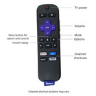 Roku Voice Remote-compatible With All Roku Models  channel Shortcuts Vary 