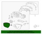 Genuine Ford Mirror Glass Sl1z-17k707-a
