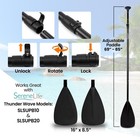 Sup Stand-up Paddle Board Adjustable Paddle  for Serenelife  Slsupb10  Slsupb20 