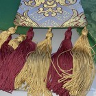 Vintage Slabbinck Liturgical Clergy Minister Stole Gold Thread Brocade Tassles