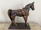 Large Gladys Brown Edwards Dodge      Western Metal Horse Sculpture