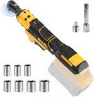 3 8  Cordless Ratchet Right Angle Wrench Impact Set For Dewalt 20v Max Battery