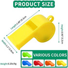 48 72pcs Plastic Whistles  Bulk Whistles  Training Sports Whistles With Lanyard