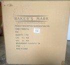 Baker s Mark 21 Gallon White Plastic Mobile Nsf Ingredient Storage Bin With Lid