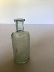 Antique Aqua Glass Medicine Bottle Unmarked