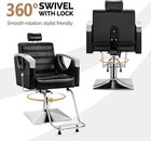 Heavy Duty Reclining Hydraulic Barber Chair All Purpose Salon Beauty Spa Styling