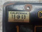 1969 1975 California Dealer License Plate Auto Tag 1 Vintage Garage 1c 556