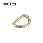 Metal D Ring 0 39  10mm  D-rings Buckle For Hardware Diy Gold Tone 100pcs