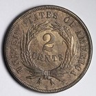 1868 Two Cent Piece Choice Bu  uncirculated  Ms E201 Qnem