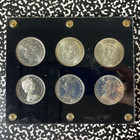  1935-1967  Canada 6x  1 Dollar Set In Capital Plastic Holder Lot b2646 Silver 
