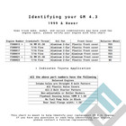 Gm 4 3l F300019 Forklift Engine -us Seller-  1000 Back On Core Return - Warranty