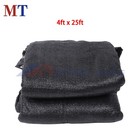 4  X 25  Windscreen Privacy Fence Screen Shade Cover Fabric Mesh Garden Black