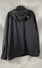 The North Face Men s Black Heather Hyvent Hooded Windbreaker Jacket Shell Size L