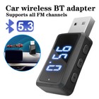 Wireless Bluetooth 5 3 Audio Receiver 3 5mm Aux To Usb Car Stereo Music Adapter