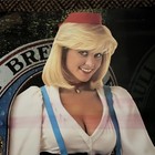 Vintage 1985 St  Pauli Girl Sexy Blonde Advertising Promo Beer Poster 32   x21   