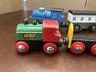 Geoffrey   Brio Vintage Wooden Train Lot