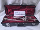 Yamaha Ytr-136 Trumpet Nickel Plated Made In Japan W  Hard Case  2420f