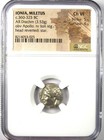 Ionia Miletus Ar Drachm Silver Lion Coin 360 Bc - Ngc Choice Vf - 5 5 Strike 