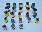 23 Lot Silk Thread Black Wooden Spools Belding Corticelli Hemingway