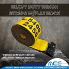 2 Pack 4  X 30  Winch Strap W  Flat Hook For Flatbed Truck Trailer Farm Tie Down