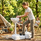 Outdoor Camp Hand Sink Removable Hand Washing Basin Sanitary Ware