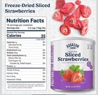 Augason Farms Freeze Dried Sliced Strawberries Can - Gluten Free Snack