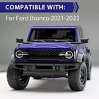 Front Bumper W d-ring Mounts Fit For Ford Bronco 2021-2023 Off-road Full Width