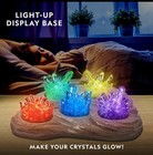 National Geographic Mega Crystal Growing Kit For Kids- Grow 6 Crystals With L   