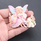 Fashion Enamel Fairy With A Dog Brooch Pin Vintage Inspired Jewelry Accessories