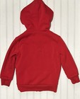 Timber Kids Jacket 4 Red Hooded Number 8 Patch Sherpa Lined Casual Y2k Spring