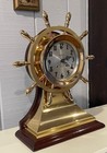 Early Chelsea Clock Yacht Wheel Special Dial Ships Bell Ser  17267 Stunning
