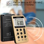 Retekess V112 Portable Pocket Fm am Radio Receiver Digital Rechargeable Gifts