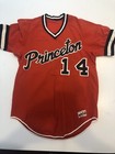 Game Worn Used Princeton Tigers Baseball Jersey Size 40  14