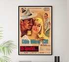 The Misfits 1961- Italian - Marilyn Monroe - Vintage Classic Movie Poster
