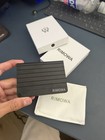 Rimowa Black Men s Metal Card Case Wallet Credit Card Holder W  Box Pouch Italy