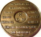 Alcoholics Anonymous Usr 31 Year Aa Bronze Medallion Coin Chip Token Sobriety